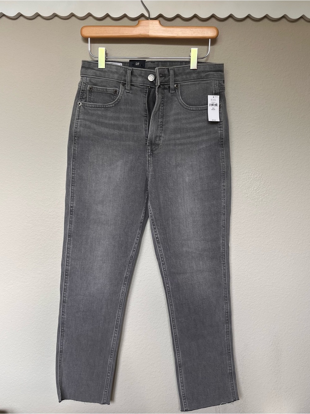 Gap Vintage Slim Light Gray Jeans 28/6 Short